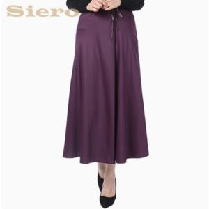[시에로]랩 스타일  A라인 새틴 스커트 SE4SKF267