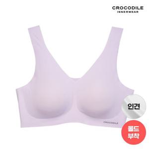 [크로커다일 이너웨어]라이크라 인견쉘론 몰드부착 V넥 감탄브라 1종 CDWBR5N31T