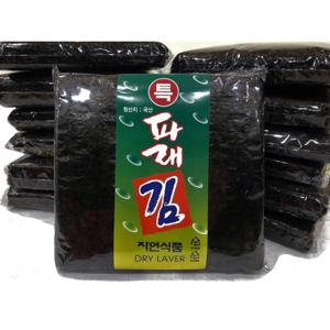 [명화씨푸드] 2025년 향긋한 햇 파래김(100장)