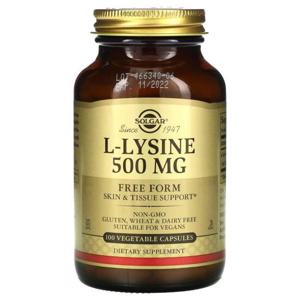 미국직구 Solgar 솔가 L-라이신 500mg 100베지캡슐 L-Lysine