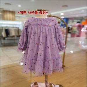 프렌치캣8 연보라  멀티 꽃 샤 원피스 (q31dko370n)