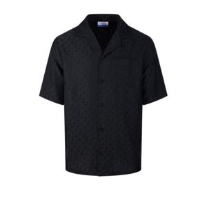 오프화이트 긴팔 셔츠 OMGG004C99 FAB001 1000 BLACK NO COLOR