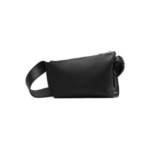 25 SS McQueen 여성 블랙 T바 슬링 숄더백 251259F048000