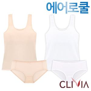 [크리비아]주니어 에어로쿨 자카드 브라런닝팬티2종(CLRP6622)