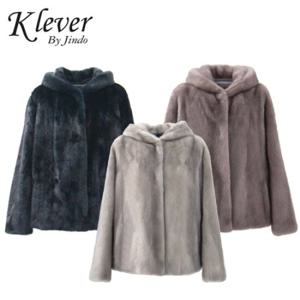[진도]진도 Klever 휘메일 유색 밍크 후드 자켓 (K5W1EJ99_)