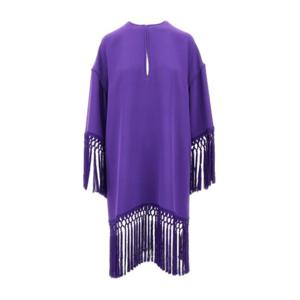 발렌티노 퍼플 프린지 루즈 핏 원피스 6B3VAEP0 1MM R1B