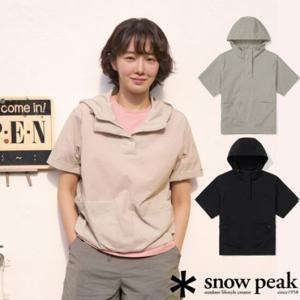 [스노우피크] S25MWRAN69 루트 여성 후드 반팔 아노락