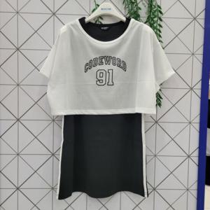 [에꼴리에]쿨 나시 레이어드 세트 원피스 24B1857