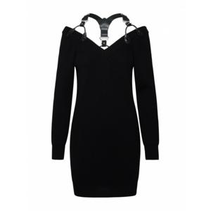 [MOSCHINO] 여성 숏 블랙 울 원피스 049255020555 /8