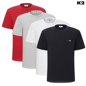 K2 남여공용 FOR REST 에센셜 기능성 반팔 라운드 티셔츠 KMM25255