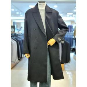 바쏘옴므 세이브존03 바쏘옴므 23FW  울 블렌드 오버핏 더블코트 WSAGX4CD21AA