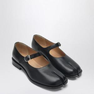 MAISON MARGIELA 블랙 레더 메리제인 타비 S39WL0119P3292/Q_MARGI-T8013