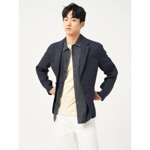[빈폴멘] 리넨 멜란지 재킷  애쉬 (BC5311C214)