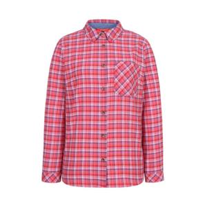 [크로커다일레이디]체크 패턴 셔츠형 블라우스_CLCMBL203