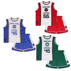 [NBA키즈]BOS폴리메쉬 슬리브리스세트K252TS091TP091P