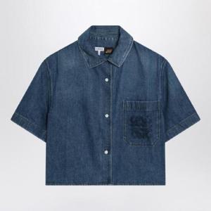 LOEWE Faded blue shirt in lightweight denim H616Y1DX03CO/Q_LOEW-5140