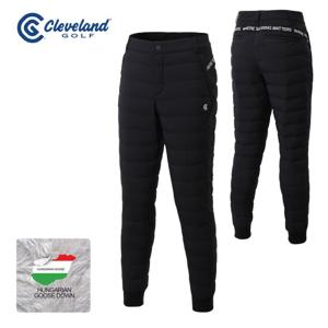 클리브랜드 헝가리구스 퀼팅 남성 조거 다운팬츠_CGMPT24170BK