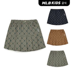 [MLB키즈]다이아 모노그램 우븐 자카드 스커트 (3color)7FSKMD144-SET
