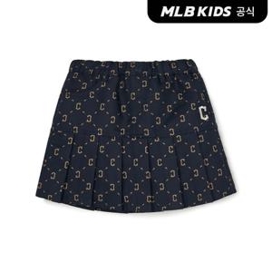 [MLB키즈]다이아 모노그램 우븐 자카드 스커트 CLE (D.Navy)7FSKMD144-45NYD