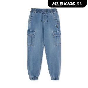 [MLB키즈]데일리 아웃도어 루즈 조거 데님팬츠 BOS (Blue)7ADPR0244-43BLS