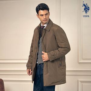 [USPA] 21FW 구스다운 남성 맥코트(카키)_MP21-DW404KH