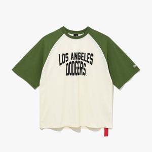 [뉴에라] MLB LA 다저스 래글런 티셔츠 라이트그린 14679818