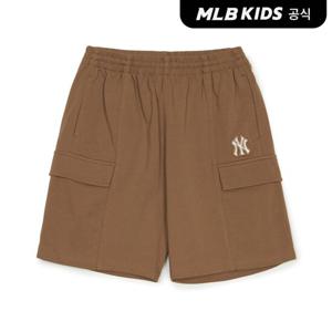 [택가 59,000원][MLB키즈 공식] 25SS 베이직 썸머 캠핑 반바지 NY (L.Camel) 7ASPB0353-50CAL