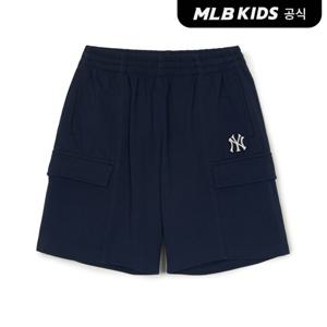 [택가 59,000원][MLB키즈 공식] 25SS 베이직 썸머 캠핑 반바지 NY (Navy) 7ASPB0353-50NYS