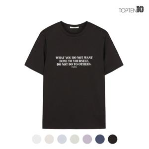 [탑텐][탑텐] 남성 퀵드라이 폰테 그래픽 반팔티_MSC2TS1502