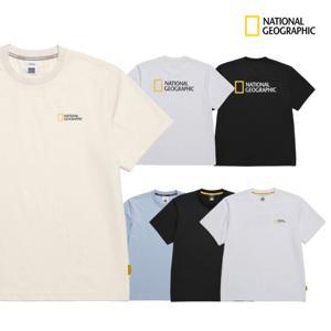 내셔널지오그래픽 크로우 유니 COOL MAX 스몰로고 반팔 티셔츠 6COLOR N242UTS460