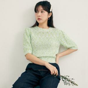 [로엠]부클 반팔 스웨터(2colors)_RMKAD24R16