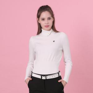 클리브랜드 스터드 퍼프소매 울혼방 여성 긴팔니트_CGKWKT193p