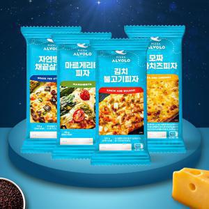 알볼로피자 4종 총 20팩(채끝살5팩,김치불고기5팩,마르게리타5팩,모짜체다치즈5팩)