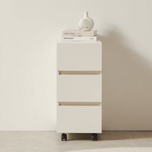 마르체 레이 3단 회전 이동식 책상 서랍장 BKF116C (착불)