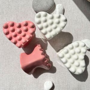 세라믹 괄사 승모근 마사지 도자기 마사지기 F133