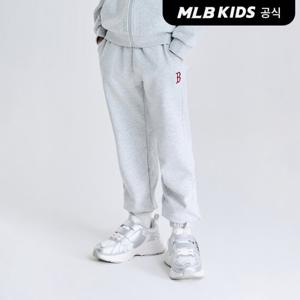[택가59,000원][MLB키즈]베이직 스몰로고 조거팬츠 BOS (L.Melange Grey)7APTB0151-43MGL