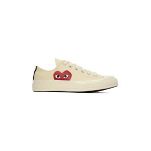 25 SS 꼼데가르송 남성 오프 화이트 Converse 척 70 스니커즈 222246M237004