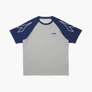 [디아도라] 벤토 래글런 반팔 티셔츠 GREY