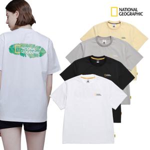 내셔널지오그래픽 크로우 유니 COOL MAX 컨셉그래픽 반팔티셔츠 4COLOR N242UTS470