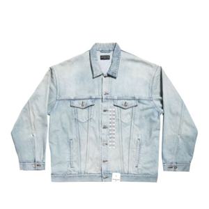 발렌시아가 블루 데님재킷 767947 TDW144016