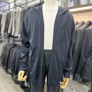[바쏘옴므]버튼리스 세미오버핏 쿨 가디건 WSY2GW36
