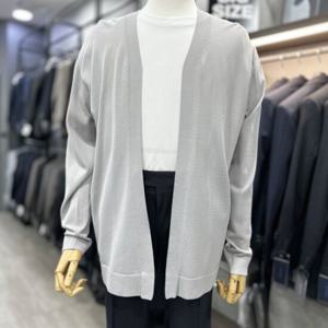 [바쏘옴므]버튼리스 세미오버핏 쿨 가디건 WSY2GW37
