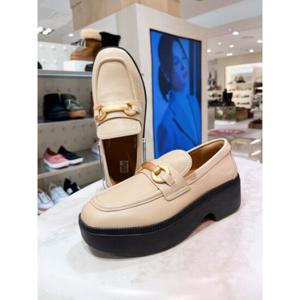 [FITFLOP][F루마] FFSO4F073CR 24F W 레더 데미웨지 크림 여성 청키 로퍼