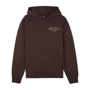스포티앤리치 후드 티셔츠 WS066S410HC CHOCOLATE CREAM DOM