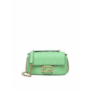 [FENDI] 여성 숄더 백 바게트 미디엄 인 램스킨 8BR793AH9CF1K36 그린 /8