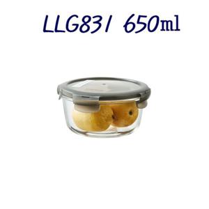 락앤락 유로 원형 650ml 그레이 실리콘 LLG831