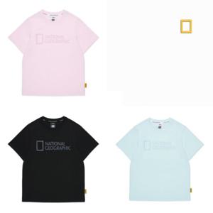 내셔널지오그래픽키즈  (K255UTS030) 빅로고 반팔 티셔츠 남여공용 이너 면티