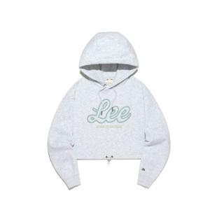 LEE 우먼 유니온 로고 크롭 후드 B1 LE2501HD60 LG NA