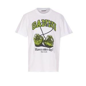 가니 반팔 티셔츠 T4291151 BRIGHT WHITE DOM
