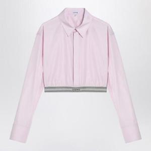LOEWE 라이트 핑크 짧은 코튼 셔츠 S359Y05XAXCO/XH_LOEW-3864